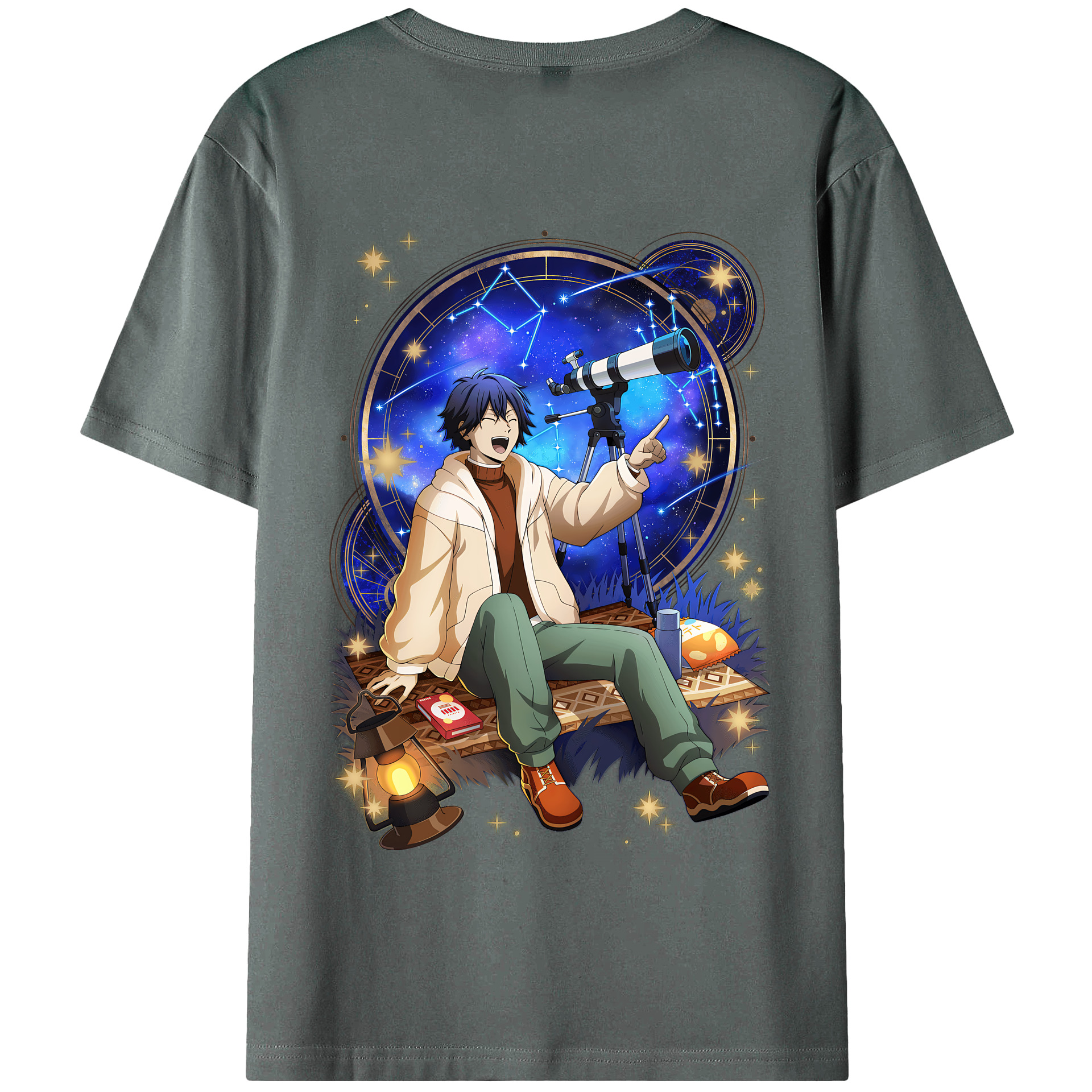 （画像用） 文豪ストレイドッグス Bungo Stray Dogs 綿100％半袖Tシャツ（背面プリント）